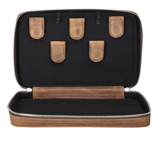 Leather Travel Cable Organizer-1